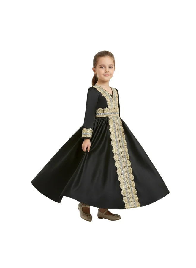 D'Daniela D' Daniela - Midnight Majesty Jalabiya - Black